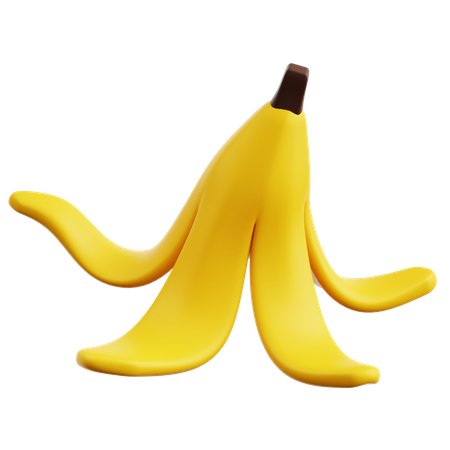 Casca de banana  3D Icon