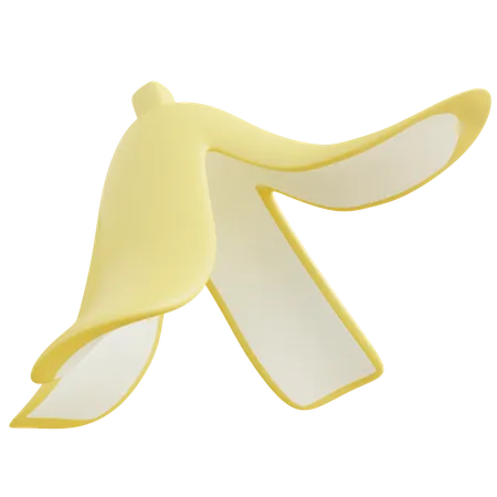 Casca de banana  3D Icon