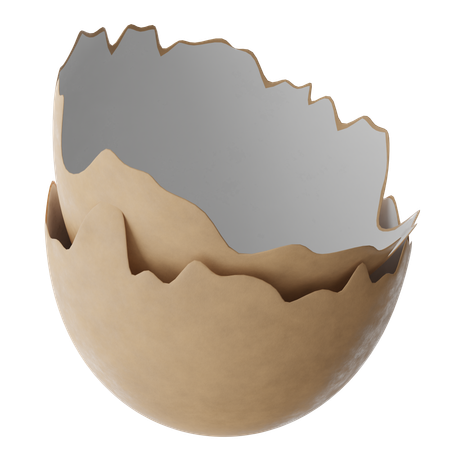 Casca de ovo  3D Icon