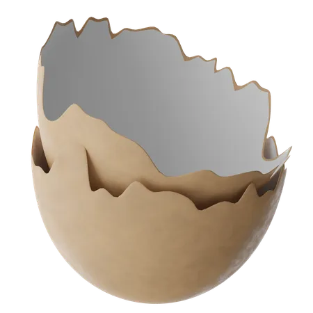 Casca de ovo  3D Icon