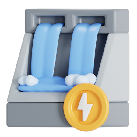 Énergie de cascade  3D Icon