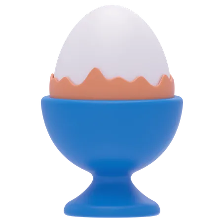Cáscara de huevo  3D Icon