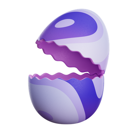 Cáscara de huevo  3D Icon