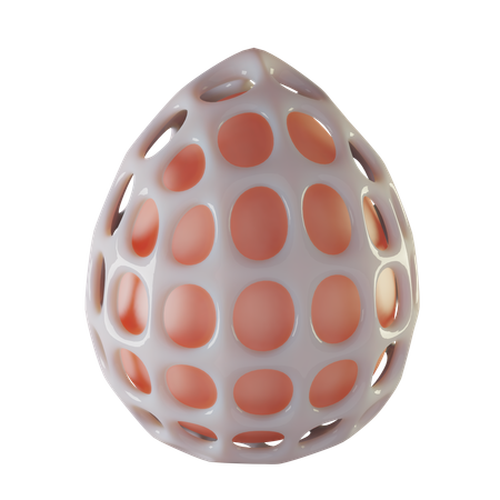 Cáscara de huevo paramétrica  3D Icon