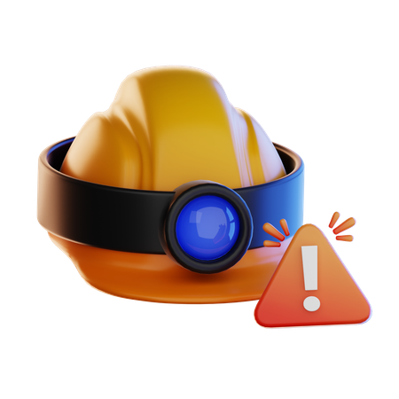 Casco de seguridad  3D Icon