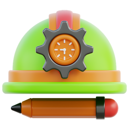 Casco  3D Icon