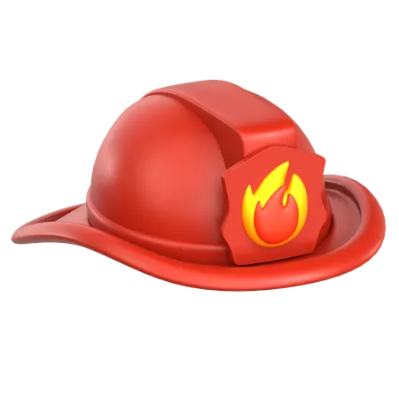 Casco de bombero  3D Icon