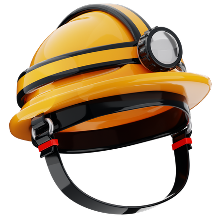 Casco da costruzione  3D Icon