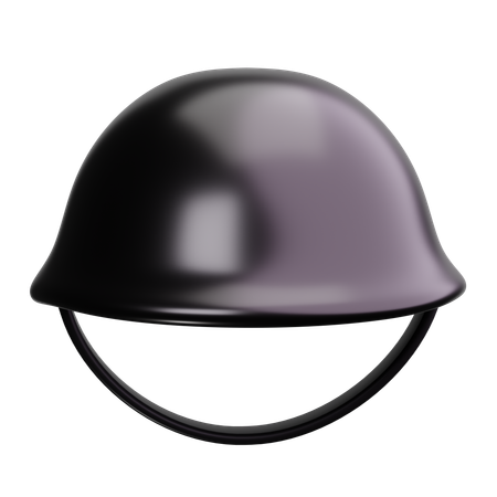 Casco de acero  3D Icon