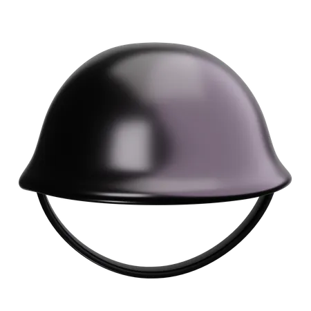 Casco de acero  3D Icon