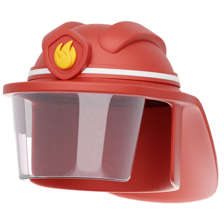 Casco de bombero  3D Icon