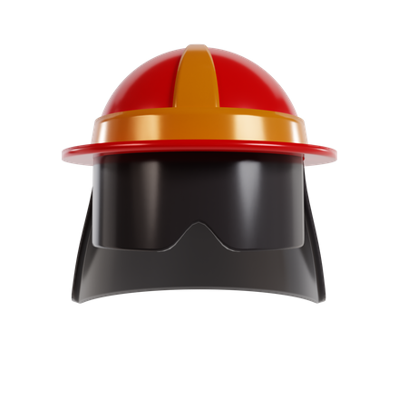 Casco de bombero  3D Icon