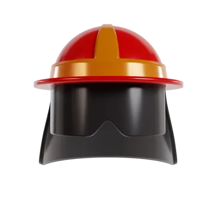 Casco de bombero  3D Icon