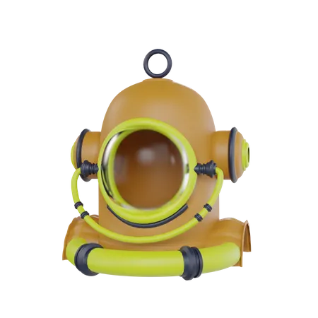 Casco de buceo  3D Icon