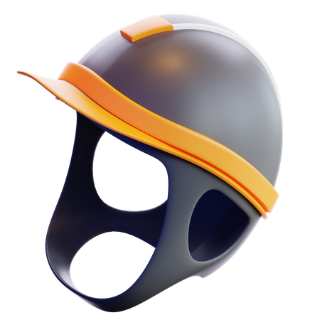 Casco de carreras de caballos  3D Icon