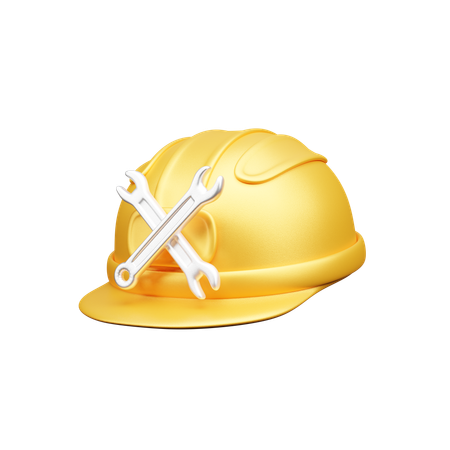 Casco de construcción  3D Icon