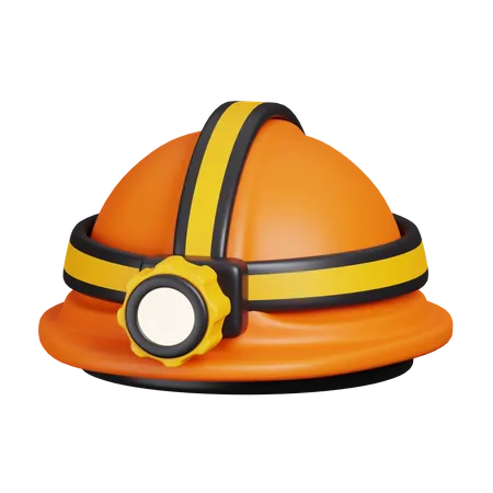 Casco de construcción  3D Icon