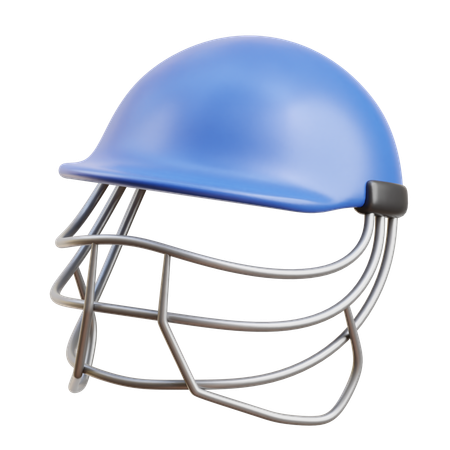 Casco de cricket  3D Icon