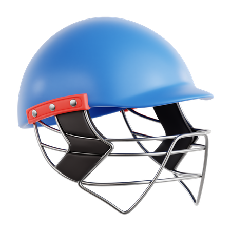 Casco de cricket  3D Icon