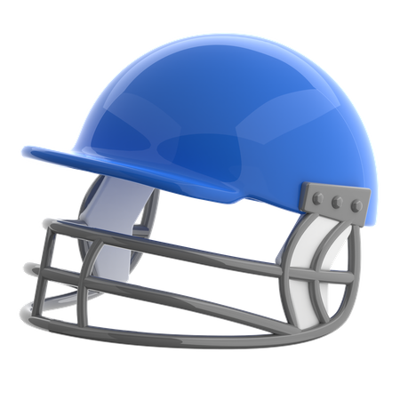 Casco de cricket  3D Icon