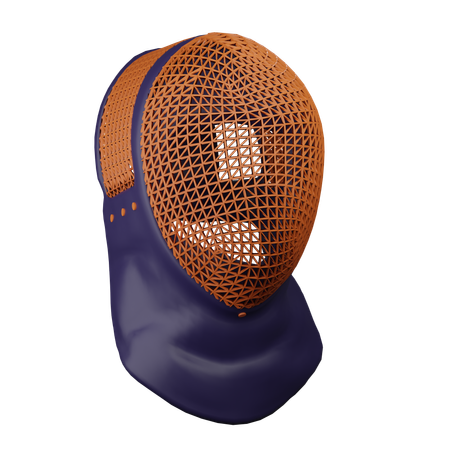 Casco de esgrima  3D Icon