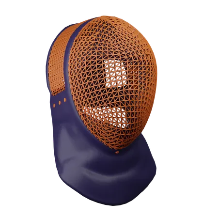 Casco de esgrima  3D Icon