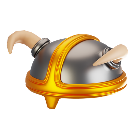 Casco de guerra  3D Icon