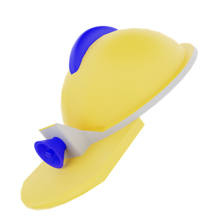 Casco de ingeniero  3D Icon