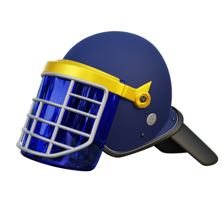 Casco de policia  3D Icon