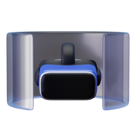 Auriculares de realidad virtual  3D Icon