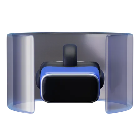 Auriculares de realidad virtual  3D Icon