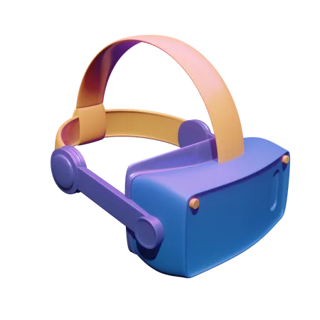 Casco de realidad virtual  3D Icon