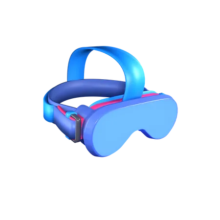 Casco de realidad virtual  3D Icon