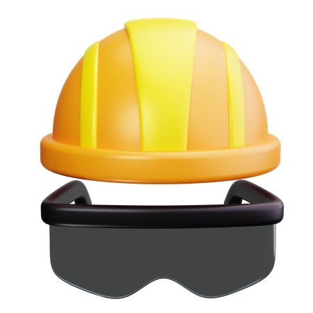 Casco de seguridad  3D Icon