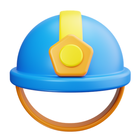 Casco de seguridad  3D Icon