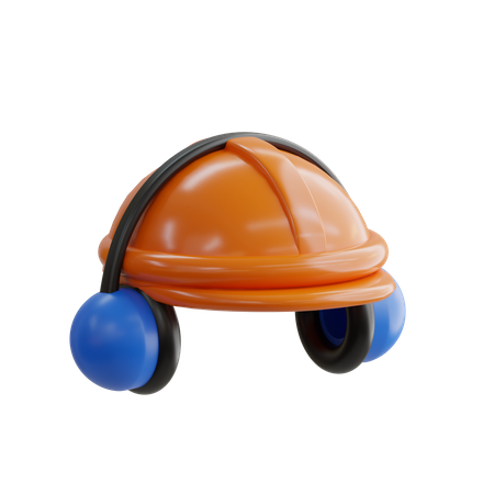 Casco duro  3D Icon