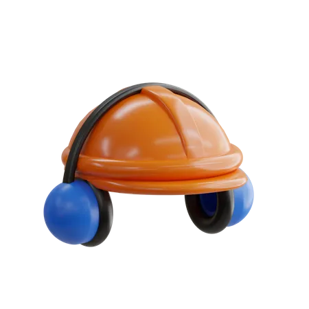 Casco duro  3D Icon