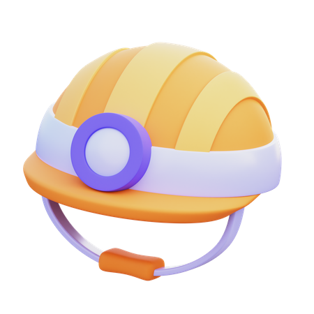 Casco duro  3D Icon