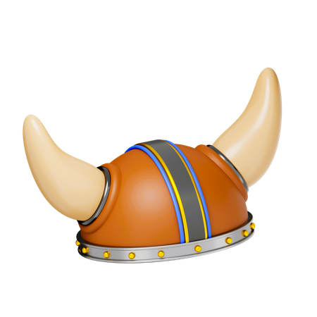 Casco vikingo  3D Icon