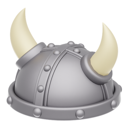 Casco vikingo  3D Icon