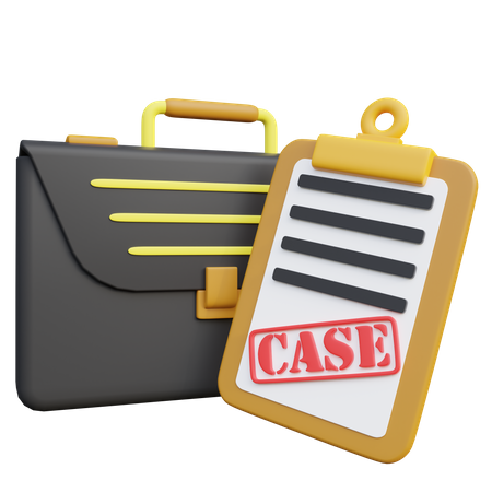 Case File  3D Icon