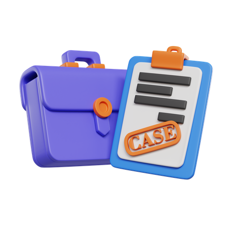 Case File  3D Icon