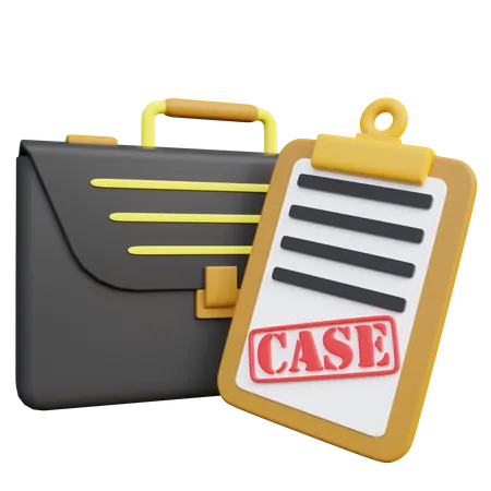 Case File  3D Icon