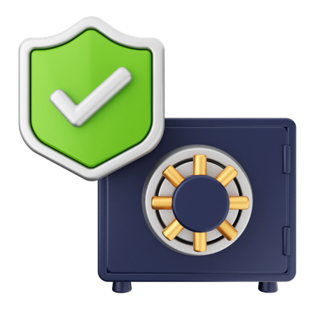 Case Security Protection  3D Icon