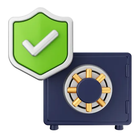 Case Security Protection  3D Icon