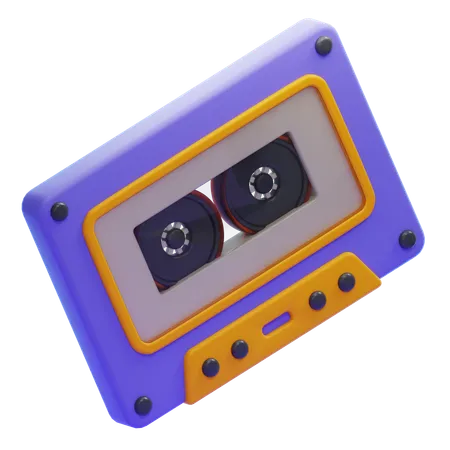 Casete  3D Icon