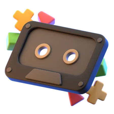 Casete  3D Icon