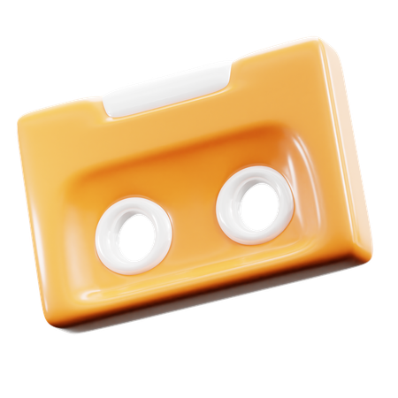 Casete  3D Icon