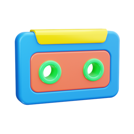 Casete  3D Icon