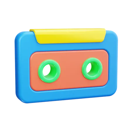 Casete  3D Icon